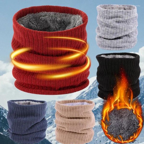 Schals Unisex Winter Halstuch Mode Damen Herren Weich Gestrickt Wärmer Gesichtsmaske Verdicken Warm Outdoor Skating Laufen Halstuch