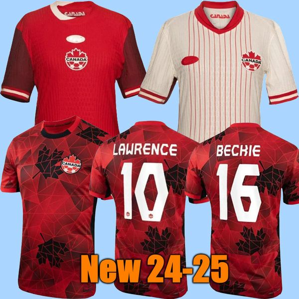 2024 2025 Maglie di calcio Canada National 24 25 Grosso Cavallini Hoilett Sinclair Davies Shirt Football Shirt Sud American Cup National Team J.Davidid