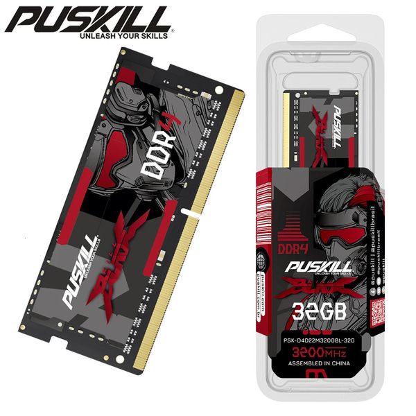 PUSKILL Memoria Ram DDR4 8 ГБ 4 ГБ 16 ГБ 2400 МГц 2133 2666 МГц Sodimm Высокопроизводительная память для ноутбука 240322