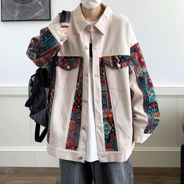 Coat Men's 2024 İlkbahar ve Sonbahar Yeni Modaya Marka Pi Shuai Çin tarzı Coat Erkekler Popüler Azınlık Amerikan Ağır Siklet Top
