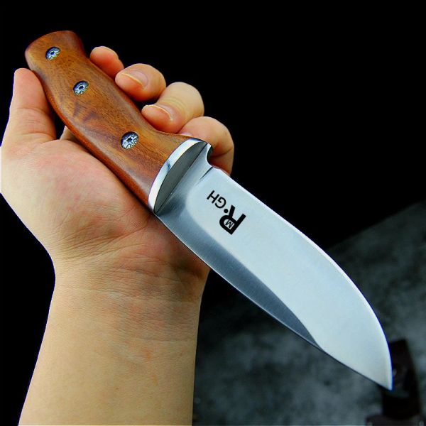 Glassnijder giapponese specchio luce di alta qualità 9cr18mov coltello tattico coltello da caccia all'aperto coltello da campeggio affilato difensivo esterno