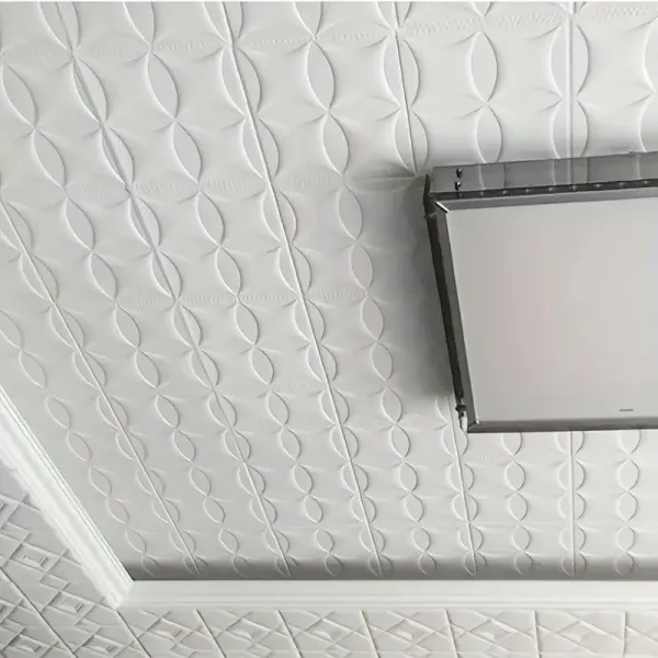 Adesivi 5/10 pz 70X70 cm 3D Schiuma FAI DA TE Adesivi Murali Autoadesivi Impermeabili A Prova D'umidità Soffitto Camera Da Letto Decorazione Della Casa carta da parati