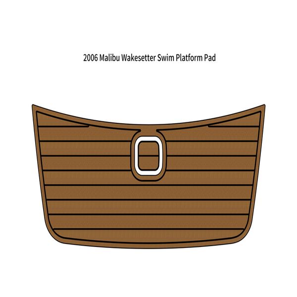 2006 Malibu Wakesetter Swim Platform Pad Pad Boat Eva Schiam Teak Mazzo Mate Mate Seadek Marinemat Gatorstep Style Ayadesive