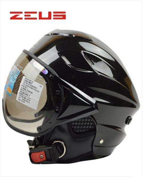 ZEUS 125B Casco moto ABS casco moto mezza faccia casco da bicicletta elettrico estivo Caschi moda personalizzati UV7444189