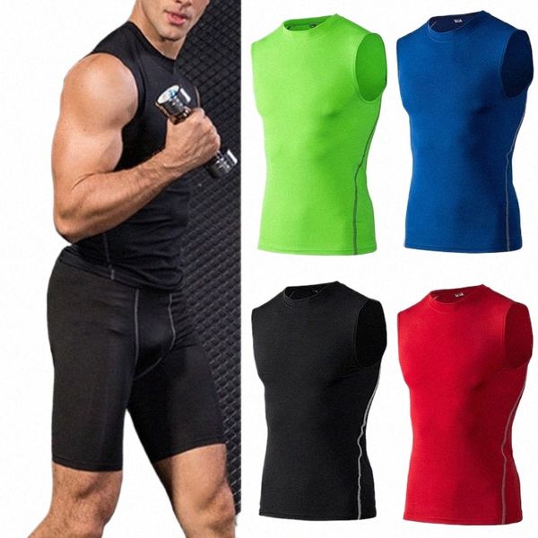 Ciclismo roupa interior esporte camada base branco preto ciclismo colete masculino undershirt secagem rápida ginásio regatas esporte collants singlet quente y58x #