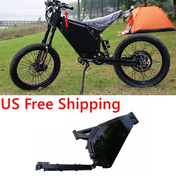 Zaagbladen Us Stock Nbpower Telaio Enduro Ebike, Telaio Elettrico Nero per Bicicletta Elettrica con Motore 3000w/5000w/8000w Batteria Interna Impermeabile