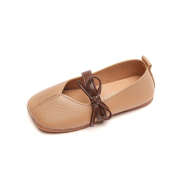 Mädchen Weiche Sohle Casual Bean Schuhe Herbst Neue Ein Schritt Flache Sohle Einzelnen Schuhe Mädchen Baby kinder Prinzessin Schuhe