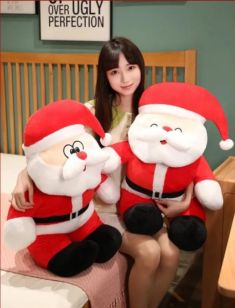 Bonecas criativas de Papai Noel, brinquedos de pelúcia, travesseiros, presentes de véspera de Natal para crianças e meninas