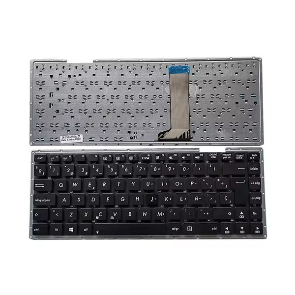 Novo teclado de laptop SP compatível com modelos ASUS X451 X451C X451CA X451MA