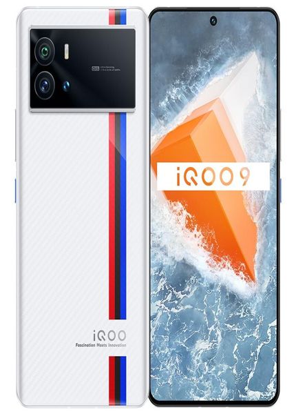 Original Vivo IQOO 9 5G Mobiltelefon 12 GB RAM 256 GB 512 GB ROM Octa Core Snapdragon 8 Gen 1 500 MP NFC Android 678 Zoll 2K E5 Ful5267969