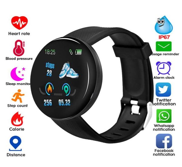 Akıllı İzle Uyku Tracker Kalp Hızı Tracker Akıllı Saatçi Erkek Kadın Kan Basıncı Spor Yuvarlak Akıllı Kan Oxygen Watch3799500