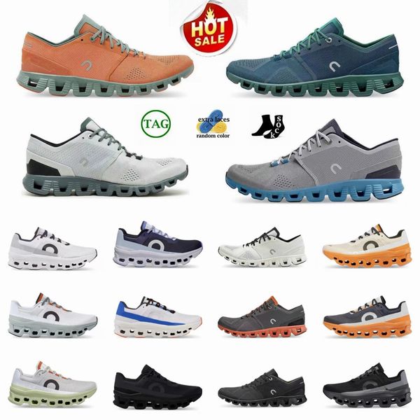 Summers Cloud 3 5 X Sapatos Casuais Mulheres Homens Correndo Tênis Preto Branco Nuvens Impermeável Treino Cross Federer Designer Trainning Sapato Aloe Storm Blue Tênis Tênis