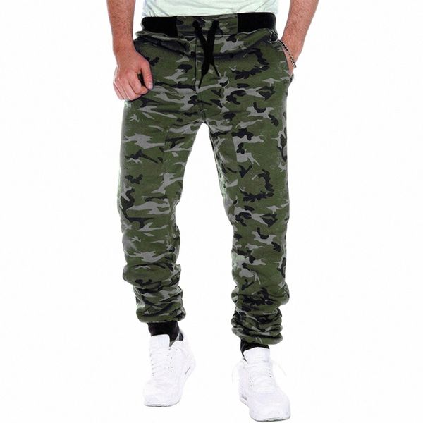 uomo Camoue pantaloni della tuta primavera allentati Harem Joggers Streetwear casual All-match Harem Pants Plus Size Fi Pantaloni a45l #