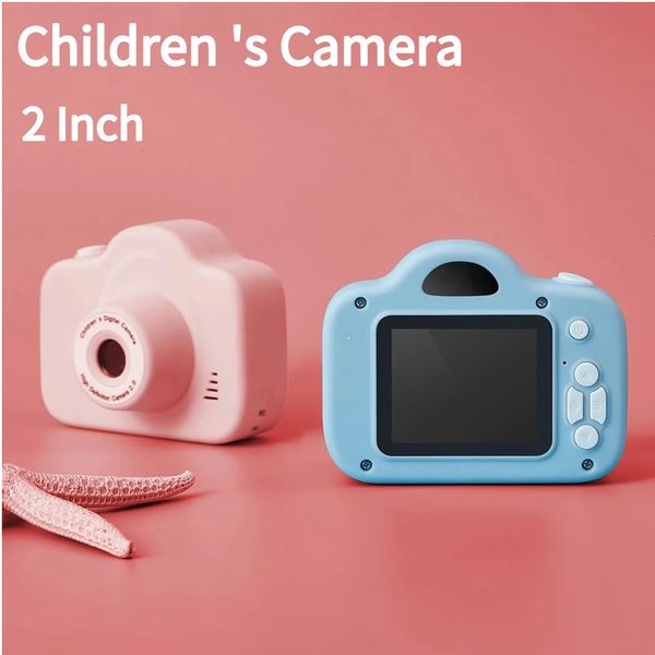 Mini-Kleinkindkamera, multifunktionales Kinder-Selfie-Spielzeug, tragbarer digitaler Camcorder mit Umhängeband für Kinder, Partygeschenke 240314