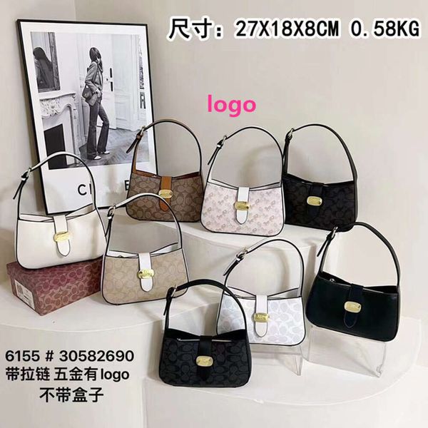 Brand Brand Brand feminino Bag 2024 Novo clássico de moda sub-axressa bolsa crescente bolsa multifuncional casual bolsa de ombro diagonal feminina