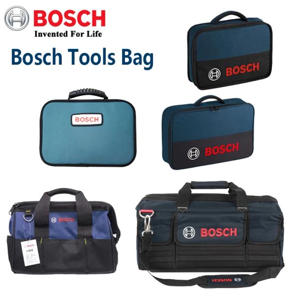 Gereedschapstassen Bosch Tool Kit Aracı Torbası Elektrikli Tornavida Matkap Anahtarı Çanta Taşınabilir 12V 18V elektrikli aletler için Taşınabilir Onarım Alet Çantası