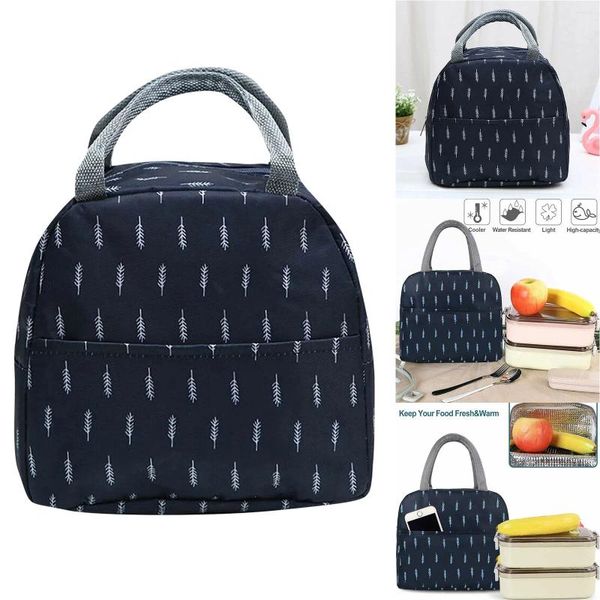 Borse portaoggetti Borsa da pranzo portatile isolata Borsa termica Bento Box per bambini Uomini adulti Donne Arredamento per la casa alla moda e minimalista 2024