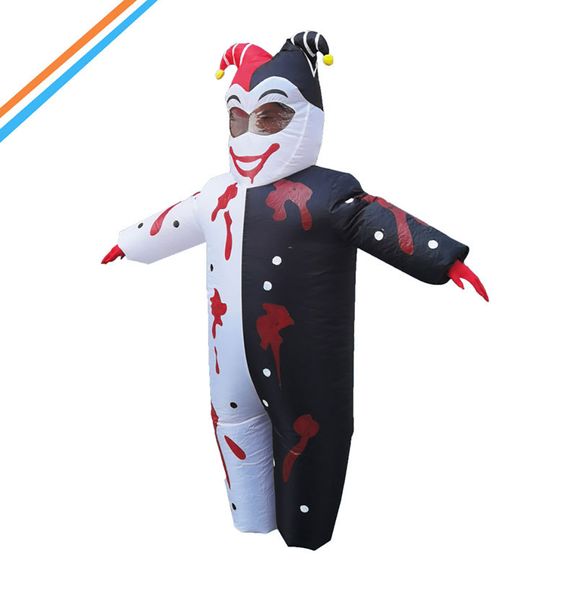 Fantasia inflável de palhaço mascote para festas de dança adultas, programas de TV, carnavais, celebrações de abertura