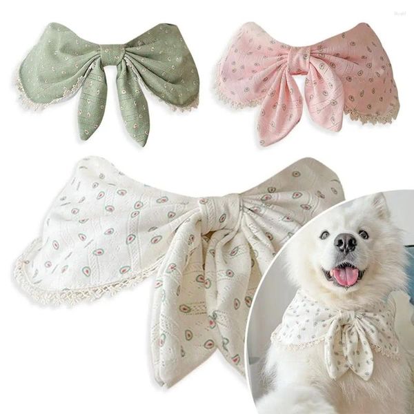 Köpek Giyim Kedi Malzemeleri Dekorasyon Yıkanabilir Festival Tükürük Tükürük Yavru Kukla Scarf Bandana Pet Bib