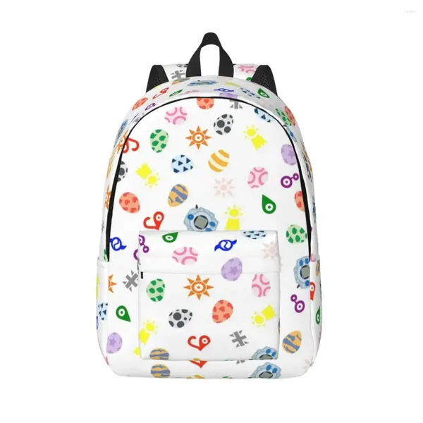 Рюкзак с цифровым узором, женские маленькие рюкзаки, сумка для книг для мальчиков и девочек, повседневная сумка на плечо, портативный рюкзак для ноутбука, детские школьные сумки