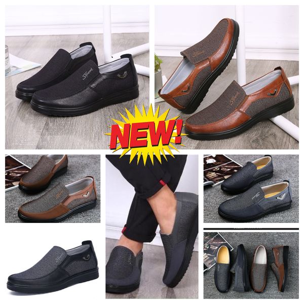 Повседневная обувь Gai Men Black Brown Shoes Pack