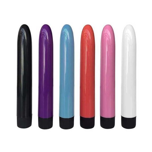 HIP 7 polegadas Bullet Head Toys Sex Vibrator Products Vibradores para mulheres masturbação massagem vibrador não eletroplatado 231129