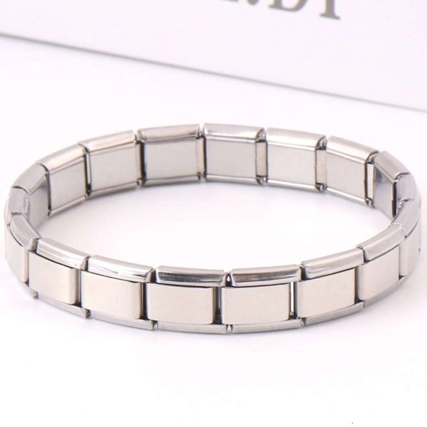 Edelstahl-Glieder für DIY-Armbänder, Zubehör, Geschenk für Männer und Frauen, italienisches Charm-Armband