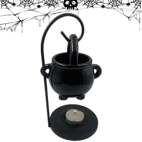 Tustre sospeso Cauldron Burner Burner Tealight Candele Bruciale Olio Bruciale Strega Stregoncraft Home Yoga Room Meditation Deco