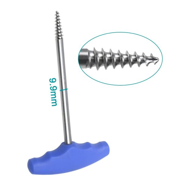 Instrumentos médicos extrator de cabeça femoral t lidar com acetábulo fêmur quadril ferramenta de substituição ortopédica instrumento veterinário