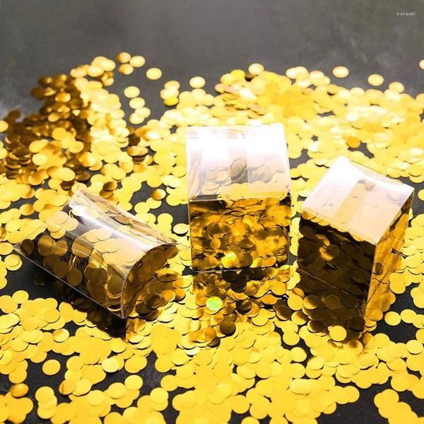 Decorazione per feste 100 G Lamina d'oro Mylar Rotondo Coriandoli Cerchio Punto Laurea Centrotavola per matrimoni Scatter Centrotavola Compleanno Fidanzamento Decor