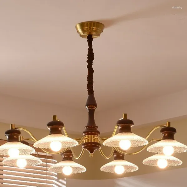 Lampadari in stile Nanyang francese retrò usato lampadario camera da letto soggiorno luce principale studio cinese americano sala da pranzo