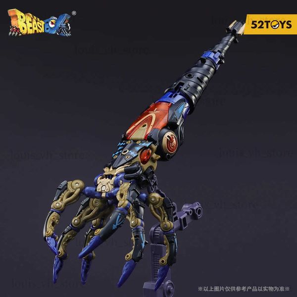 Action Toy Figures 52Toys Beastbox BB-52 Downspiral Deformation Robot Converteing in Mecha e Cube Action Figure Collectible Gift T240325