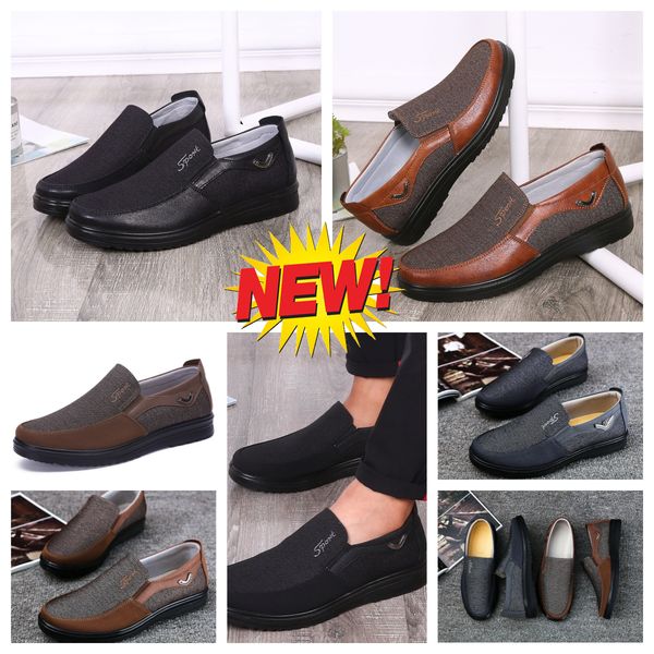 Scarpe casual GAI Uomo Neri Marrone Scarpe a punta banchetti per feste Tailleur uomo Designer minimalisti Traspiranti Taglie scarpe EUR 38-50