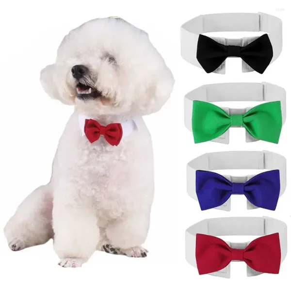 Одежда для собак, аксессуары для домашних животных, галстук, модный регулируемый милый галстук-бабочка, воротник, удобный смокинг, галстуки для собак, щенков