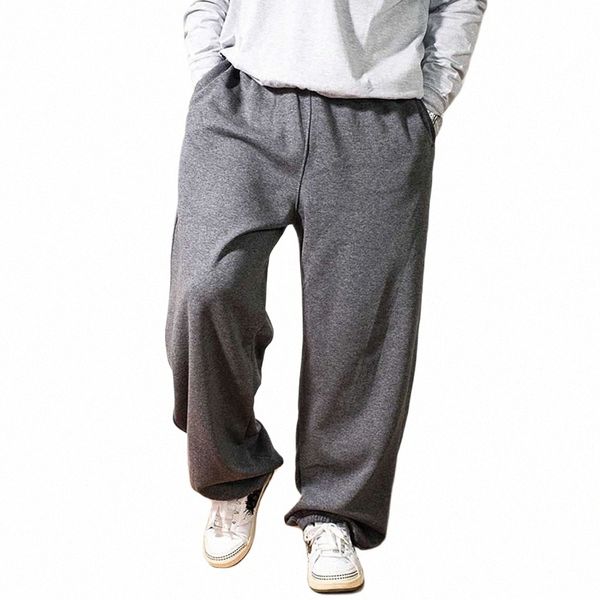 Tendência solta Baggy Harem Track Pants Men Casual Corredores Streetwear Sweatpant Plus Size Hip Hop Sweat Pants Cott Masculino Calças 91Xg #