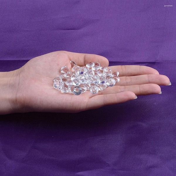 Dekoratif figürinler 200pcs 10mm renk mücevher kristal elmas düğün dekorasyon hediyesi ev diy aksesuarları modern