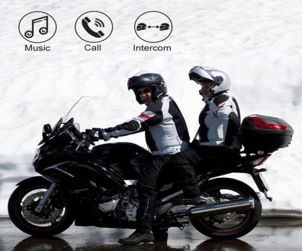 Mode BTS3 1000M Motorrad BT Bluetooth Interphone Motorrad Helm Wireless Intercom FM Headset Tragbare Mini Interphone12258346