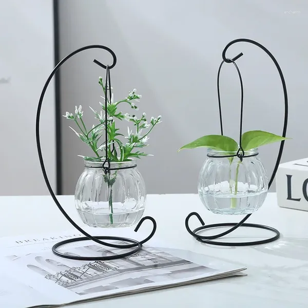 Vazolar Modern Orijinal Vazo Terrarium Cam Düğün Minimalist İskandinav Hidroponik Şeffaf Potlar De Fleurs Ev Aksesuarları