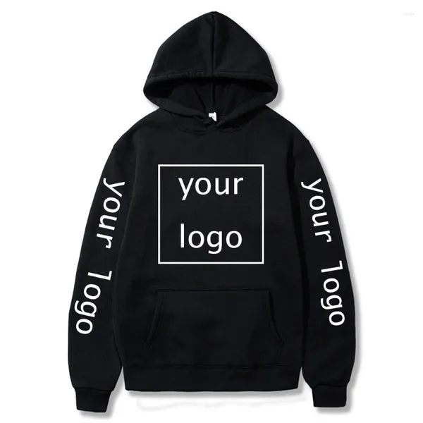 Erkek Hoodies Erkekler/Kadınlar Özelleştirilmiş Spor Giyim Hoodie Pantolon DIY Your Logo Kış Sonbahar Spor Gömlek Takım Sıradan