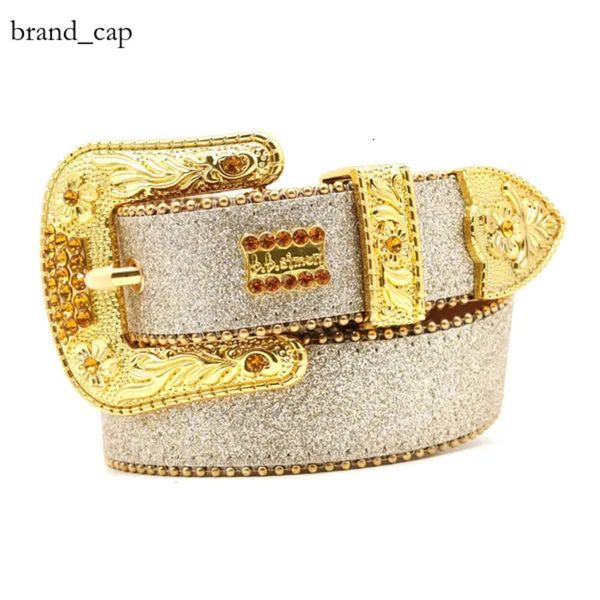 BB Belt mehrfarbig Strass BB Simon Belt Luxus Designer für Mann besetzt Punk Rock Schnalle Lady Bling Crystal Fashion Gürtel Herren Diamant Leder Hot Girl Belt 8019