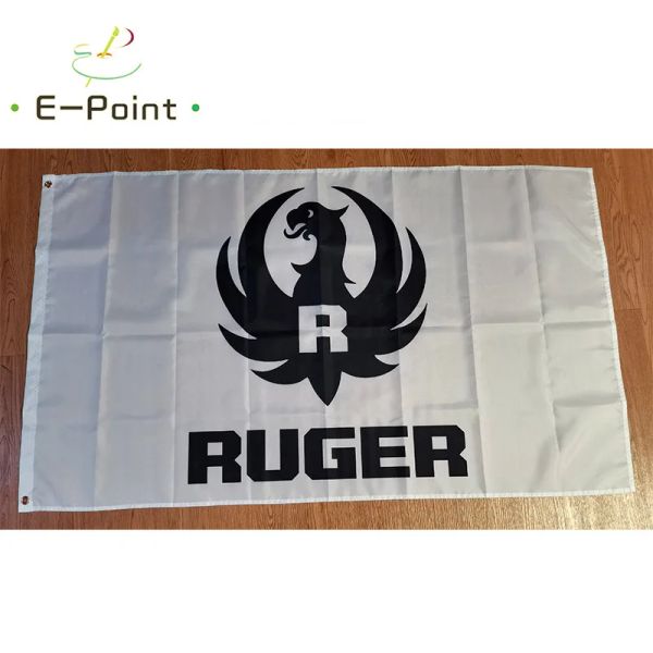 Аксессуары Ruger Gun Flag 3 фута * 5 футов (90 * 150 см) Размер Рождественские украшения для дома Флаг Баннер Крытый уличный декор M16