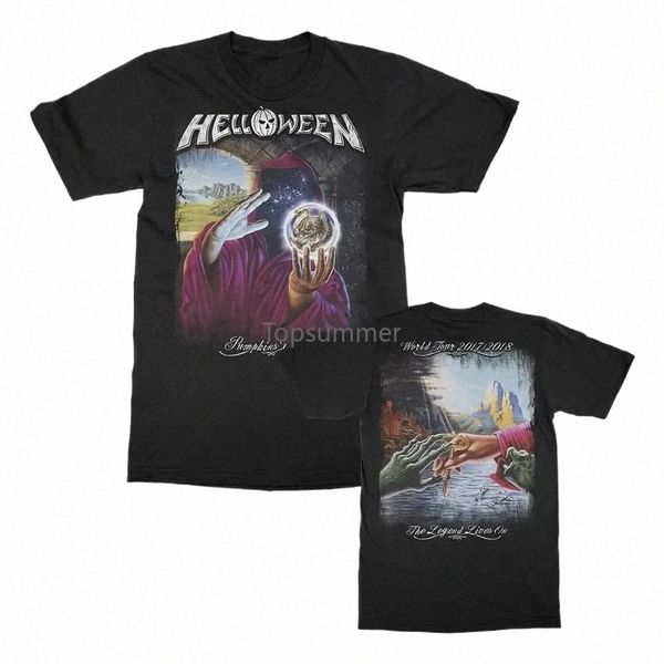 King's Road Helen Keeper Of The Seven Keys Capa do álbum Power Metal Music Band Camiseta 10126804 l0hp #