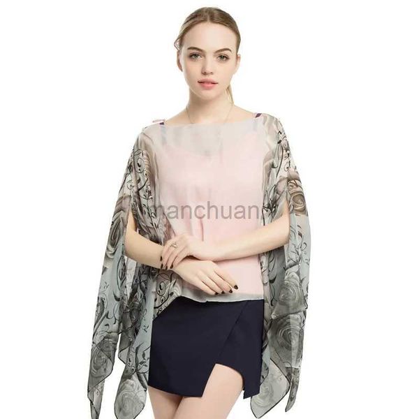 Sarongs Damen-Sonnencreme-Schal, Fahrradfahrer, Sommer, Chiffon, Bikini-Hemd, Frühling, Seidengefühl, Schal, atmungsaktiv, Strand, Regenumhang 240325