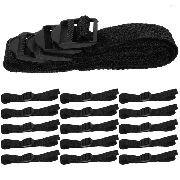 Dekorative Blumen 16 Stück Rasenvertikutierer Schnürsenkel Schwarz Verstellbarer Riemen Belüfter Schuhe Sandalen Spikes Ish Garden Nylon