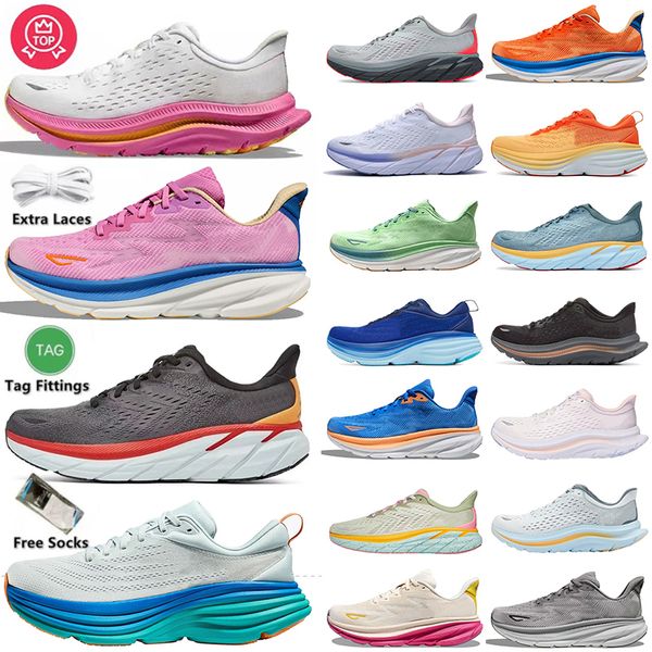 Kawana Clifton 8 9 One Hokasss Bondi 8 Koşu Ayakkabı Siyah Beyaz Kadınlar Erkek Tasarımcı Spor Ayakkabıları Hokad Kadınlar Lilak Mermer Ücretsiz İnsanlar Platform Ayakkabı Trainers