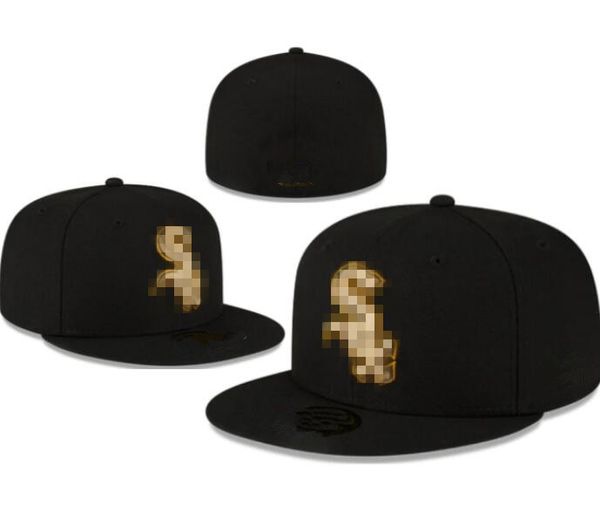 Унисекс Оптовая продажа White Sox Snapbacks sox Бейсбольные дизайнерские роскошные встроенные кепки Шляпы размера буквы Шляпы новой эры Кепки-ведра Кепки mlbs Flat Peak Мужчины Женщины Полностью закрытые 7-8 a1