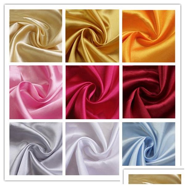 Stoff 1 Yard 150 x 97 cm Polyester-Satin zum Nähen und Party-Dekoration Hhy1 Drop-Lieferung Bekleidung Kleidung Otgwv