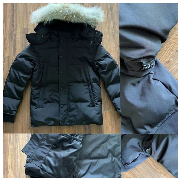 2024 Winter Männer Daunenjacken Echt Coyote Pelz Designer Homme Puffer Outdoor Windjacke Jassen Oberbekleidung Mit Kapuze Fourrure Manteau Daunenjacke Mantel Hiver Parka