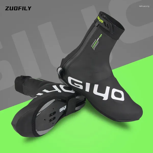 Sapatos de ciclismo 1 par capa sapato à prova dwindproof água à prova vento velo quente reflexivo overshoe estrada bicicleta mtb protetor inverno