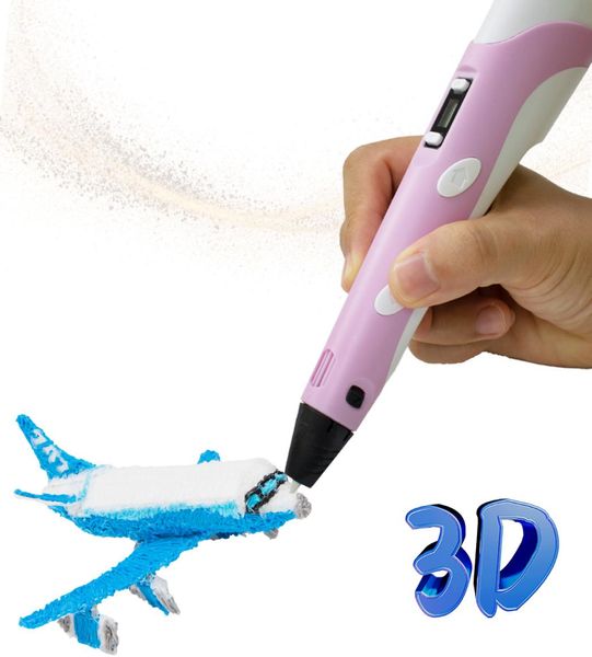 Epacket pittura tridimensionale penna graffiti Stampante children039s penna stampa 3d intelligente giocattolo educativo fai da te regalo1072249